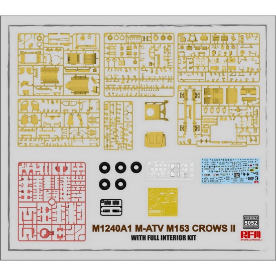 1/35 M1240A1 M-ATV (M153 CROWS II) with Full Interior 1/35 M1240A1 M-ATV (M153 CROWS II) with Full Interior