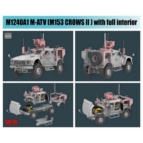 1/35 M1240A1 M-ATV (M153 CROWS II) with Full Interior 1/35 M1240A1 M-ATV (M153 CROWS II) with Full Interior