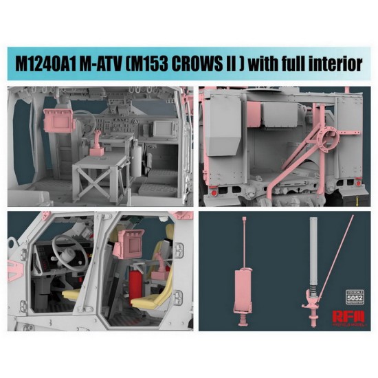 1/35 M1240A1 M-ATV (M153 CROWS II) with Full Interior 1/35 M1240A1 M-ATV (M153 CROWS II) with Full Interior