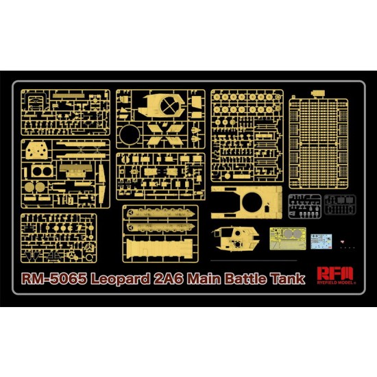 1/35 Leopard 2A6 Main Battle Tank with Workable Track Links (without interior) 1/35 Leopard 2A6 Main Battle Tank with Workable Track Links (without interior)
