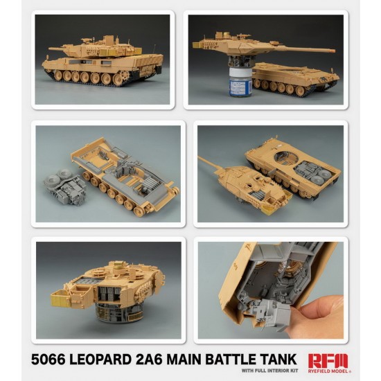 1/35 Leopard 2 A6 Main Battle Tank w/Full Interior 1/35 Leopard 2 A6 Main Battle Tank w/Full Interior
