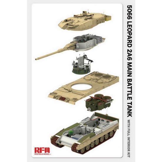 1/35 Leopard 2 A6 Main Battle Tank w/Full Interior 1/35 Leopard 2 A6 Main Battle Tank w/Full Interior