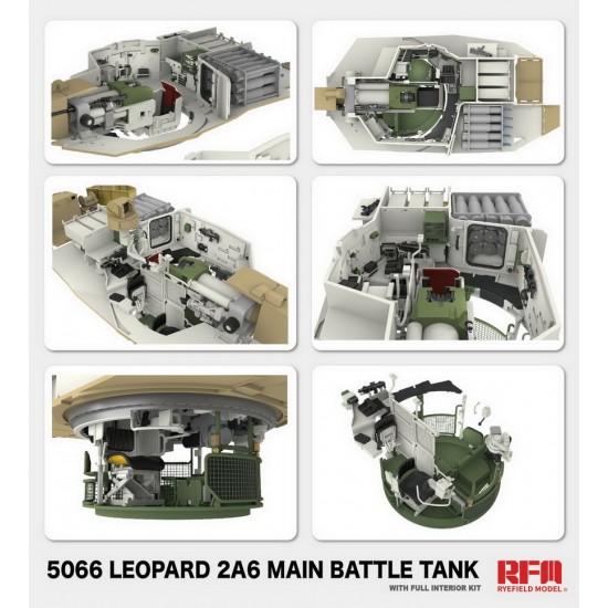 1/35 Leopard 2 A6 Main Battle Tank w/Full Interior 1/35 Leopard 2 A6 Main Battle Tank w/Full Interior