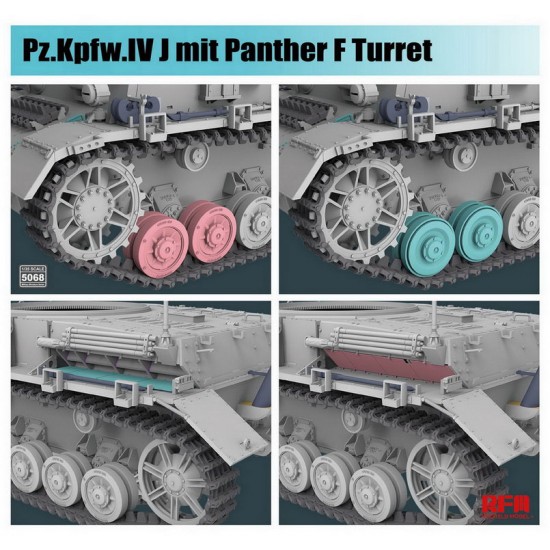 1/35 PzKpfw.IV J mit Panther F Turret 1/35 PzKpfw.IV J mit Panther F Turret