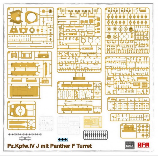 1/35 PzKpfw.IV J mit Panther F Turret 1/35 PzKpfw.IV J mit Panther F Turret