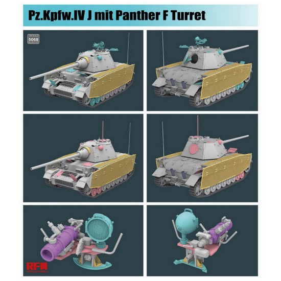 1/35 PzKpfw.IV J mit Panther F Turret 1/35 PzKpfw.IV J mit Panther F Turret