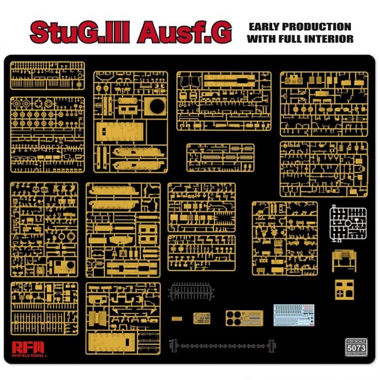 1/35 StuG. III Ausf. G Early Production w/Full Interior & Workable Track Links