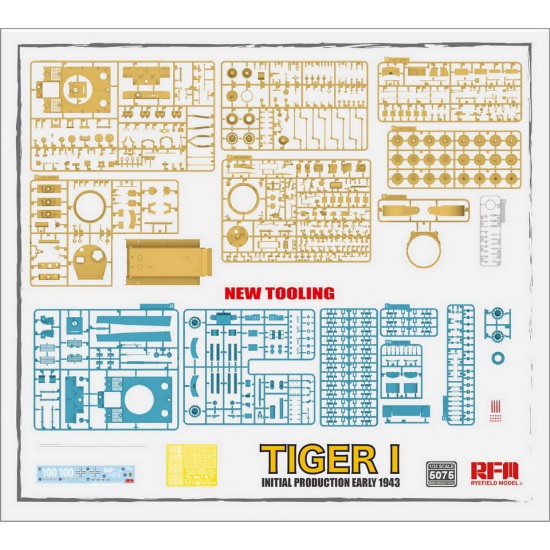 1/35 Tiger I 100# Initial Production Early 1943 1/35 Tiger I 100# Initial Production Early 1943