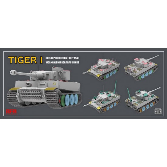 1/35 Tiger I 100# Initial Production Early 1943 1/35 Tiger I 100# Initial Production Early 1943