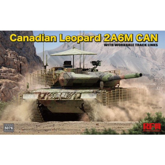 1/35 Canadian LEOPARD 2A6M CAN with Workable Track Links