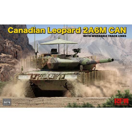 1/35 Canadian LEOPARD 2A6M CAN with Workable Track Links 1/35 Canadian LEOPARD 2A6M CAN with Workable Track Links