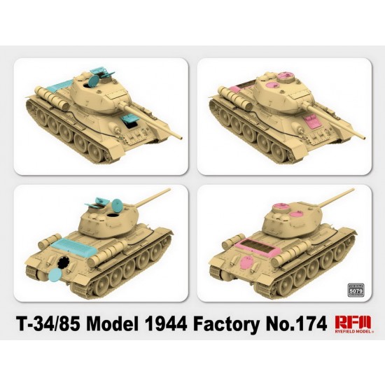 1/35 T-34/85 Model 1944 Factory No.174 1/35 T-34/85 Model 1944 Factory No.174