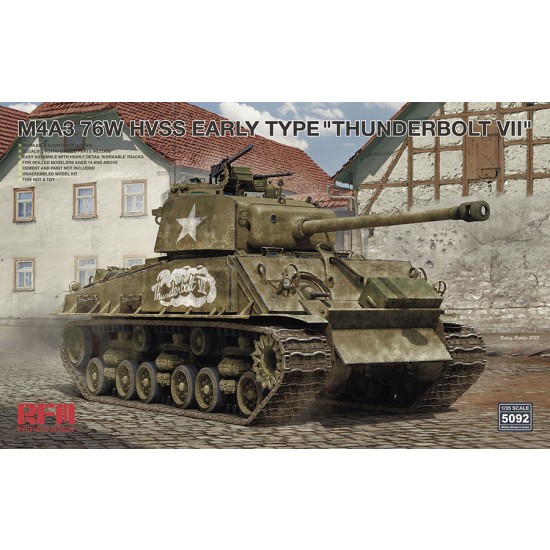 1/35 M4A3 76W HVSS Early Type Thunderbolt VII 1/35 M4A3 76W HVSS Early Type Thunderbolt VII