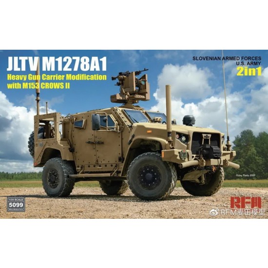1/35 JLTV M1278A1 Heavy Gun Carrier Modification (HGC) w/M153 CROWS II 1/35 JLTV M1278A1 Heavy Gun Carrier Modification (HGC) w/M153 CROWS II