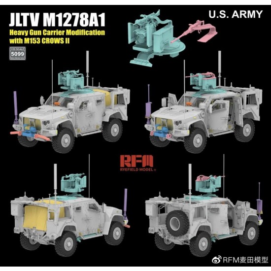 1/35 JLTV M1278A1 Heavy Gun Carrier Modification (HGC) w/M153 CROWS II