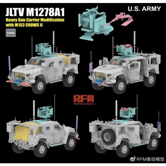 1/35 JLTV M1278A1 Heavy Gun Carrier Modification (HGC) w/M153 CROWS II 1/35 JLTV M1278A1 Heavy Gun Carrier Modification (HGC) w/M153 CROWS II
