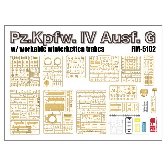1/35 PzKpfw. IV Ausf. G w/Workable Winterketten Trakcs 1/35 PzKpfw. IV Ausf. G w/Workable Winterketten Trakcs