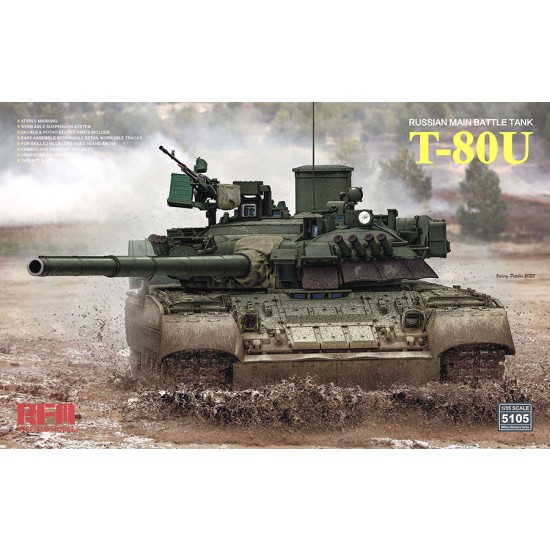 1/35 Russian Main Battle Tank T-80U 1/35 Russian Main Battle Tank T-80U