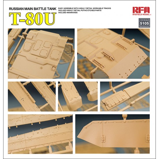 1/35 Russian Main Battle Tank T-80U 1/35 Russian Main Battle Tank T-80U