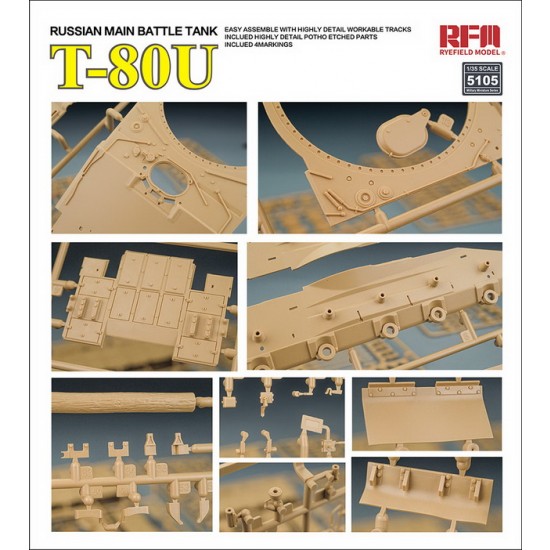 1/35 Russian Main Battle Tank T-80U 1/35 Russian Main Battle Tank T-80U