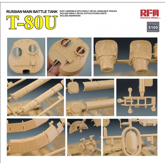 1/35 Russian Main Battle Tank T-80U 1/35 Russian Main Battle Tank T-80U