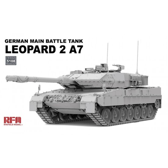 1/35 German Leopard 2A7 Main Battle Tank with Workable Tracks 1/35 German Leopard 2A7 Main Battle Tank with Workable Tracks