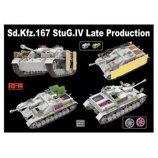 1/35 SdKfz.167 Stug.IV Late with Engine and Workable Tracks 1/35 SdKfz.167 Stug.IV Late with Engine and Workable Tracks