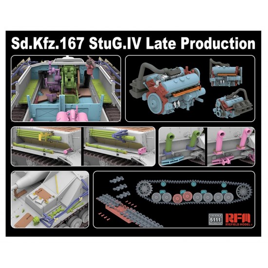 1/35 SdKfz.167 Stug.IV Late with Engine and Workable Tracks 1/35 SdKfz.167 Stug.IV Late with Engine and Workable Tracks