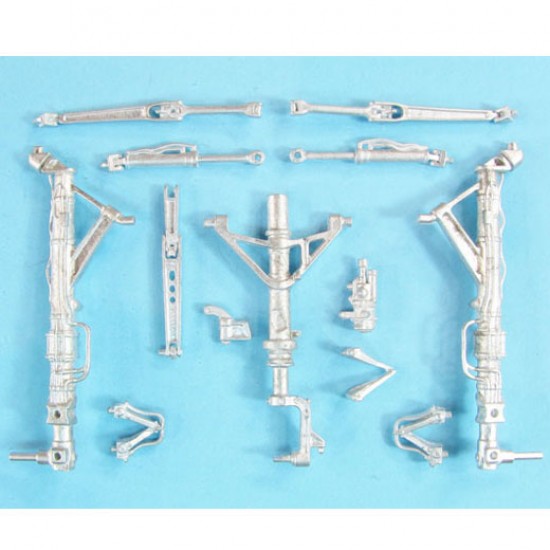 1/32 F-35A Lightning II Landing Gear for Italeri kits (white metal) 1/32 F-35A Lightning II Landing Gear for Italeri kits (white metal)