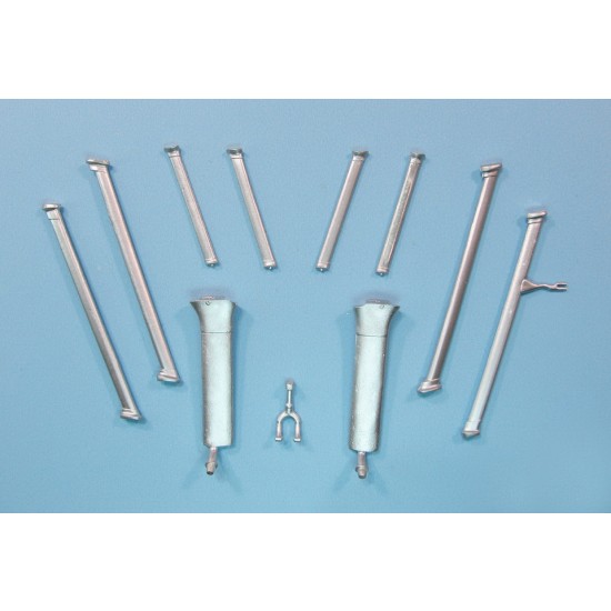1/32 Gloster Gladiator J-8 Landing Gear for ICM kits (white metal) 1/32 Gloster Gladiator J-8 Landing Gear for ICM kits (white metal)