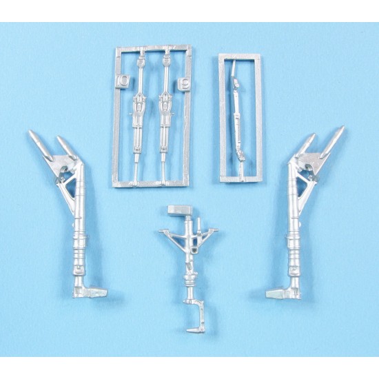 1/48 Lockheed Martin F-35B Lightning II Landing Gear for Tamiya kits (white metal) 1/48 Lockheed Martin F-35B Lightning II Landing Gear for Tamiya kits (white metal)