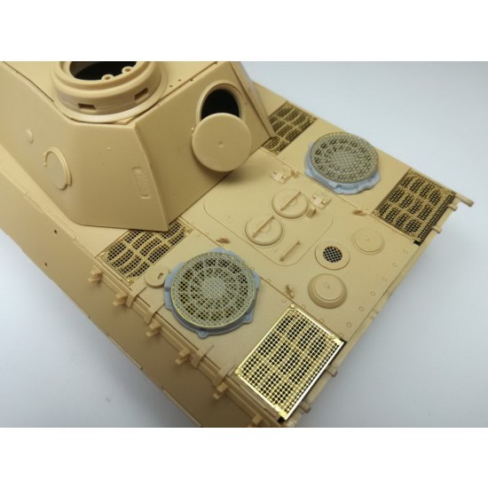 1/35 SdKfz. 171 Panther D Early Fan Cover with Grilles for Meng kit 1/35 SdKfz. 171 Panther D Early Fan Cover with Grilles for Meng kit