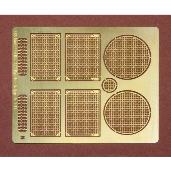 1/35 SdKfz. 171 Panther A/D Grille for Meng kit 1/35 SdKfz. 171 Panther A/D Grille for Meng kit