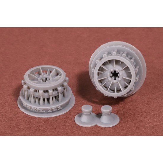 1/35 SdKfz.251 Sprocket (non poligonal rubber) for AFV Club/Dragon kits 1/35 SdKfz.251 Sprocket (non poligonal rubber) for AFV Club/Dragon kits