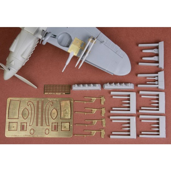 1/48 HA-1112 Tripala/Buchon Spanish Wing Cannon & Rocket set for Tamiya kits 1/48 HA-1112 Tripala/Buchon Spanish Wing Cannon & Rocket set for Tamiya kits