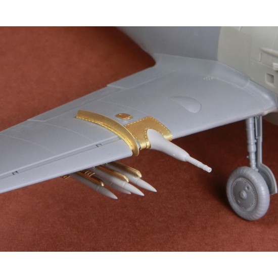 1/48 HA-1112 Tripala/Buchon Spanish Wing Cannon & Rocket set for Tamiya kits 1/48 HA-1112 Tripala/Buchon Spanish Wing Cannon & Rocket set for Tamiya kits