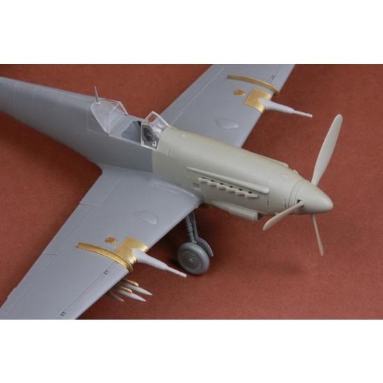 1/48 HA-1112 Tripala/Buchon Spanish Wing Cannon & Rocket set for Tamiya kits 1/48 HA-1112 Tripala/Buchon Spanish Wing Cannon & Rocket set for Tamiya kits