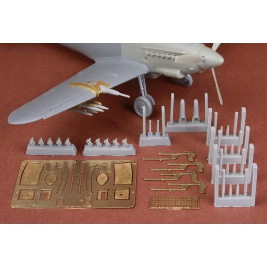 1/48 HA-1112 Tripala/Buchon Spanish Wing Cannon & Rocket set for Tamiya kits 1/48 HA-1112 Tripala/Buchon Spanish Wing Cannon & Rocket set for Tamiya kits