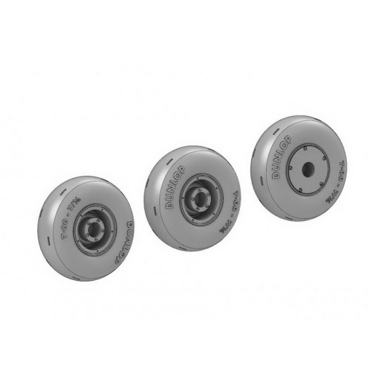 1/48 De Havilland DH-82A Tiger Moth Wheel set for Airfix kits 1/48 De Havilland DH-82A Tiger Moth Wheel set for Airfix kits