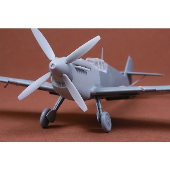 1/48 Hispano HA-1112 M.1L Buchon Movie Star Conversion set for Tamiya Bf-109G-6 kit 1/48 Hispano HA-1112 M.1L Buchon Movie Star Conversion set for Tamiya Bf-109G-6 kit