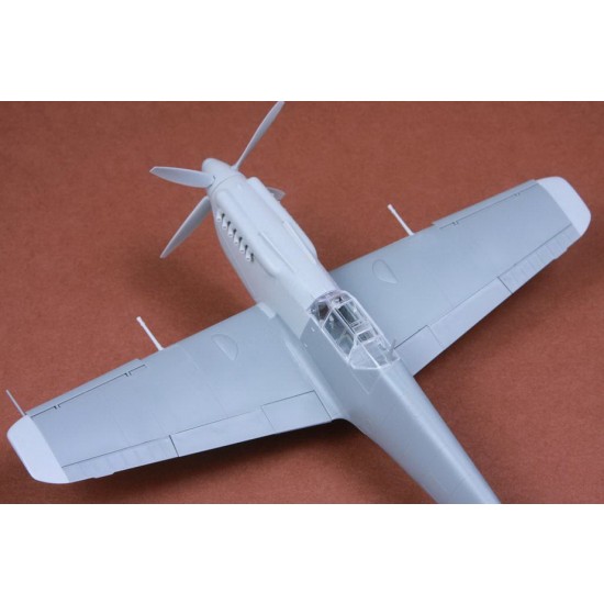 1/48 Hispano HA-1112 M.1L Buchon Movie Star Conversion set for Tamiya Bf-109G-6 kit 1/48 Hispano HA-1112 M.1L Buchon Movie Star Conversion set for Tamiya Bf-109G-6 kit
