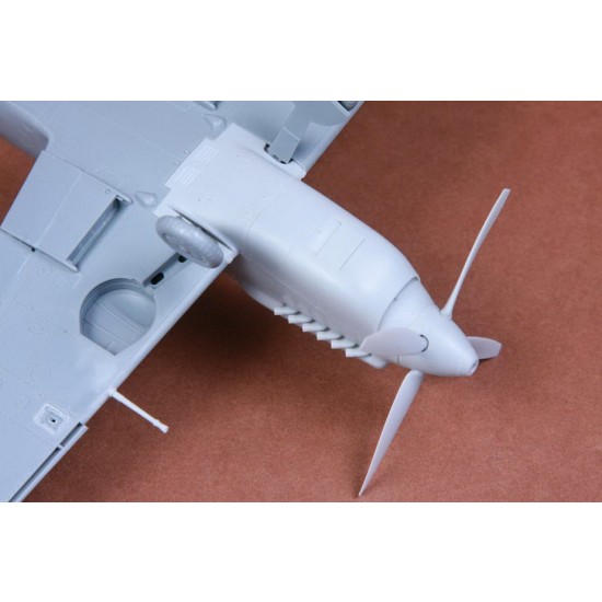 1/48 Hispano HA-1112 M.1L Buchon Movie Star Conversion set for Tamiya Bf-109G-6 kit 1/48 Hispano HA-1112 M.1L Buchon Movie Star Conversion set for Tamiya Bf-109G-6 kit