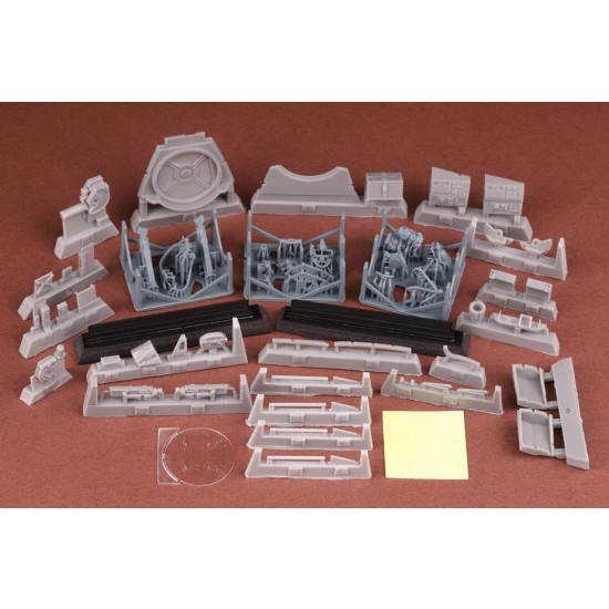 1/48 B-17G Bombardier Position & Chin Turret Upgrade Detail Set for HK Models 1/48 B-17G Bombardier Position & Chin Turret Upgrade Detail Set for HK Models