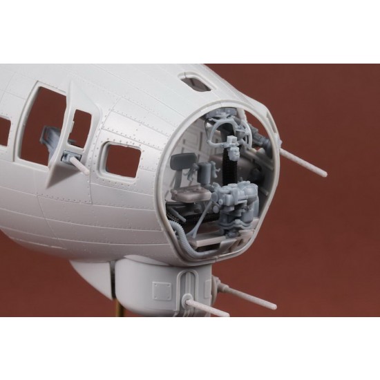 1/48 B-17G Bombardier Position & Chin Turret Upgrade Detail Set for HK Models 1/48 B-17G Bombardier Position & Chin Turret Upgrade Detail Set for HK Models
