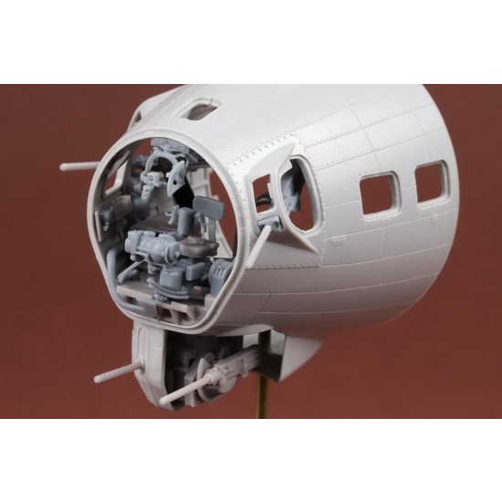 1/48 B-17G Bombardier Position & Chin Turret Upgrade Detail Set for HK Models 1/48 B-17G Bombardier Position & Chin Turret Upgrade Detail Set for HK Models
