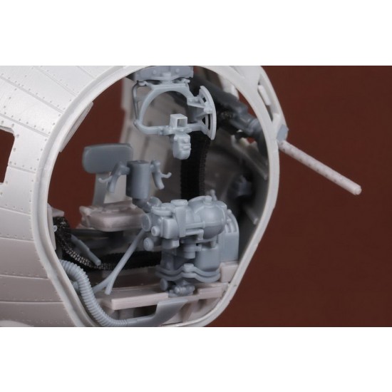 1/48 B-17G Bombardier Position & Chin Turret Upgrade Detail Set for HK Models 1/48 B-17G Bombardier Position & Chin Turret Upgrade Detail Set for HK Models