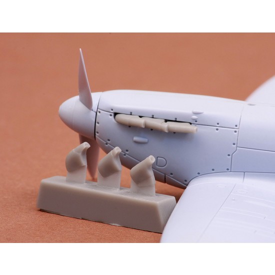 1/72 Supermarine Spitfire Mk.I/II Exhaust (Round) for Airfix kit 1/72 Supermarine Spitfire Mk.I/II Exhaust (Round) for Airfix kit