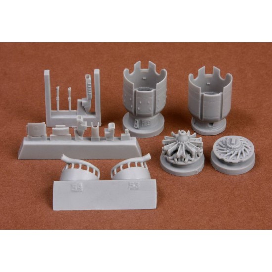 1/72 Fiat G.50/bis Engine & Cowling set for Fly kit 1/72 Fiat G.50/bis Engine & Cowling set for Fly kit