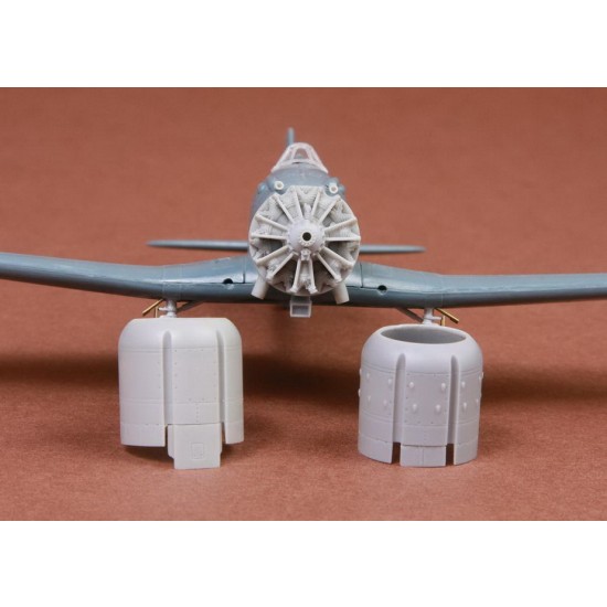 1/72 Fiat G.50/bis Engine & Cowling set for Fly kit 1/72 Fiat G.50/bis Engine & Cowling set for Fly kit