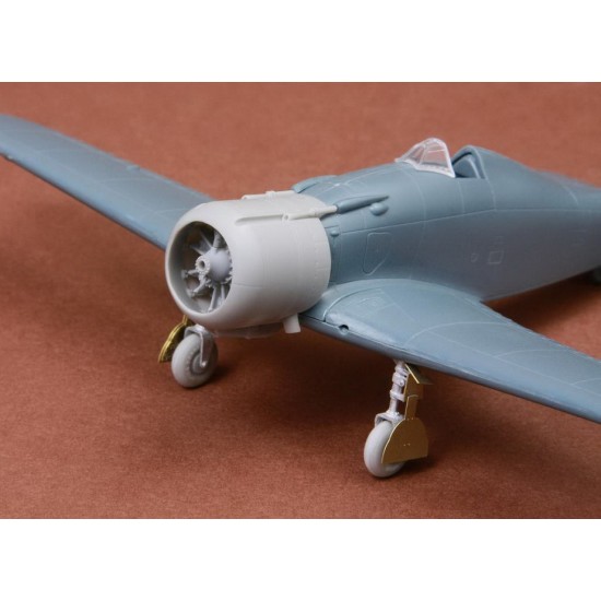 1/72 Fiat G.50/bis Engine & Cowling set for Fly kit 1/72 Fiat G.50/bis Engine & Cowling set for Fly kit